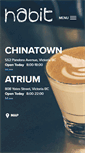 Mobile Screenshot of habitcoffee.com